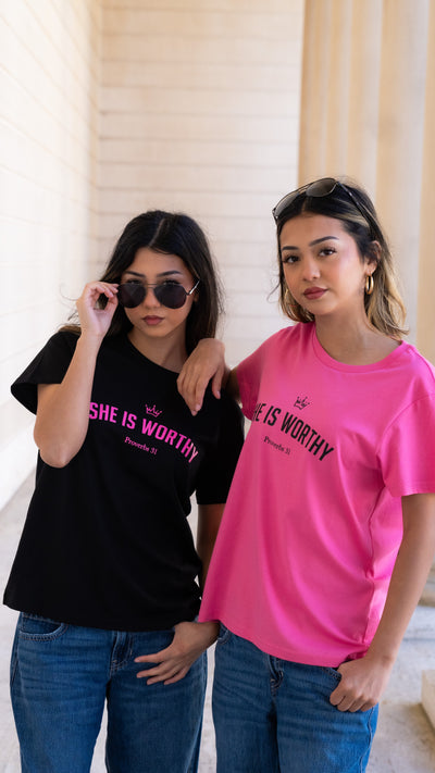 she is worthy dusty rose by army of god attire christian clothing proverbs 31