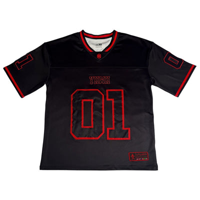 YHWH LUX Jersey - Black + Red