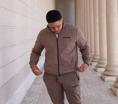 Fearless Faith Tracksuit Jacket - Mocha
