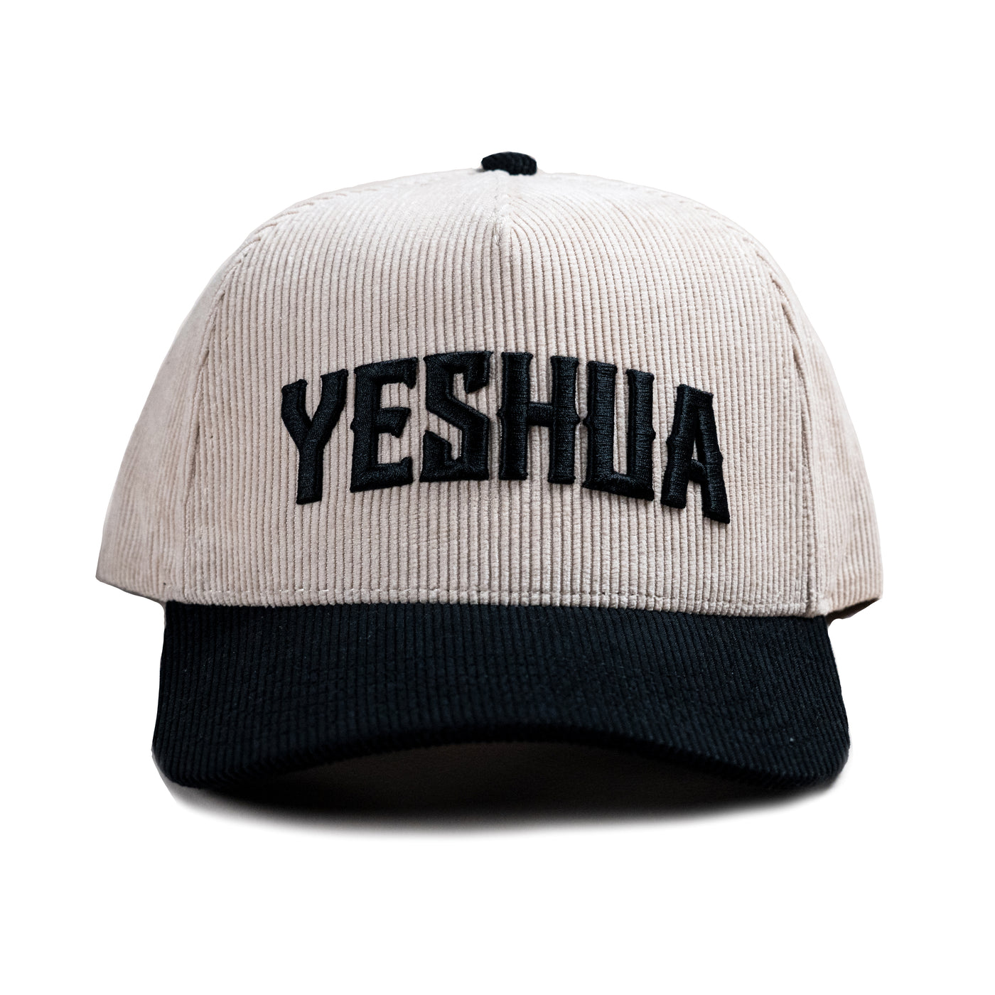 Chapéu de veludo Yeshua LUX - Creme e Preto 