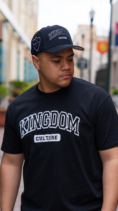 Camiseta Colegiada da Cultura do Reino - Preto 