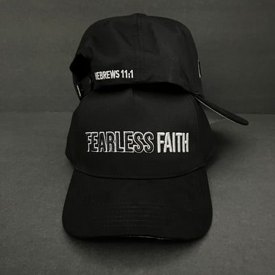 Fearless Faith Mid-Profile Snapback - Black + White