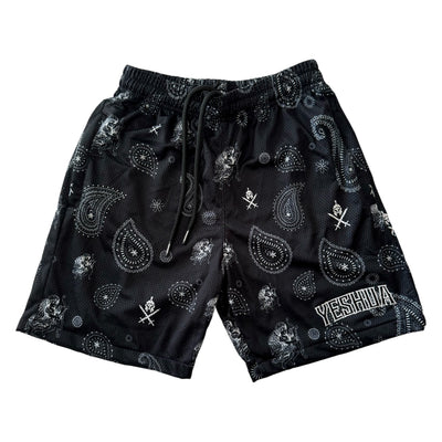 Yeshua Paisley Angel Mesh Shorts