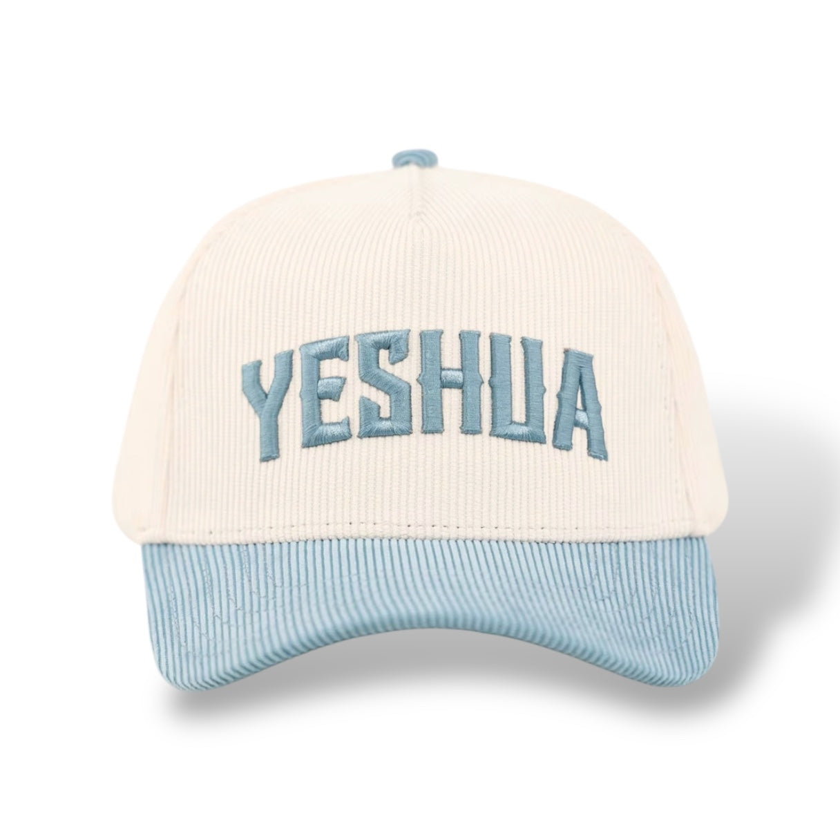 Yeshua LUX Hat - Baby Blue + Cream