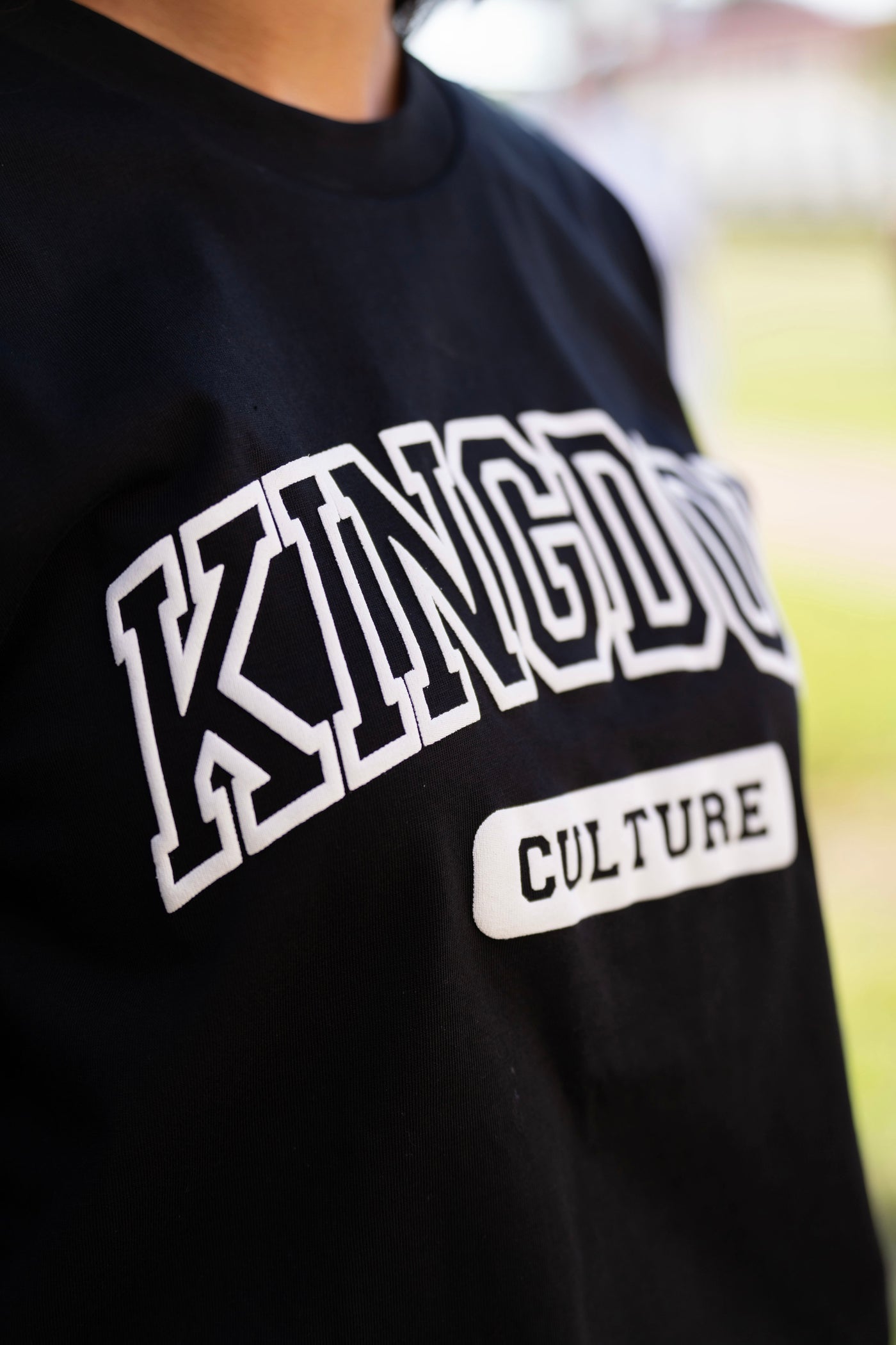 Kingdom Culture Collegiate Tee - Black