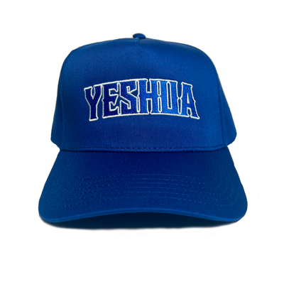 Yeshua Mid-Profile Snapback - Royal Blue + White