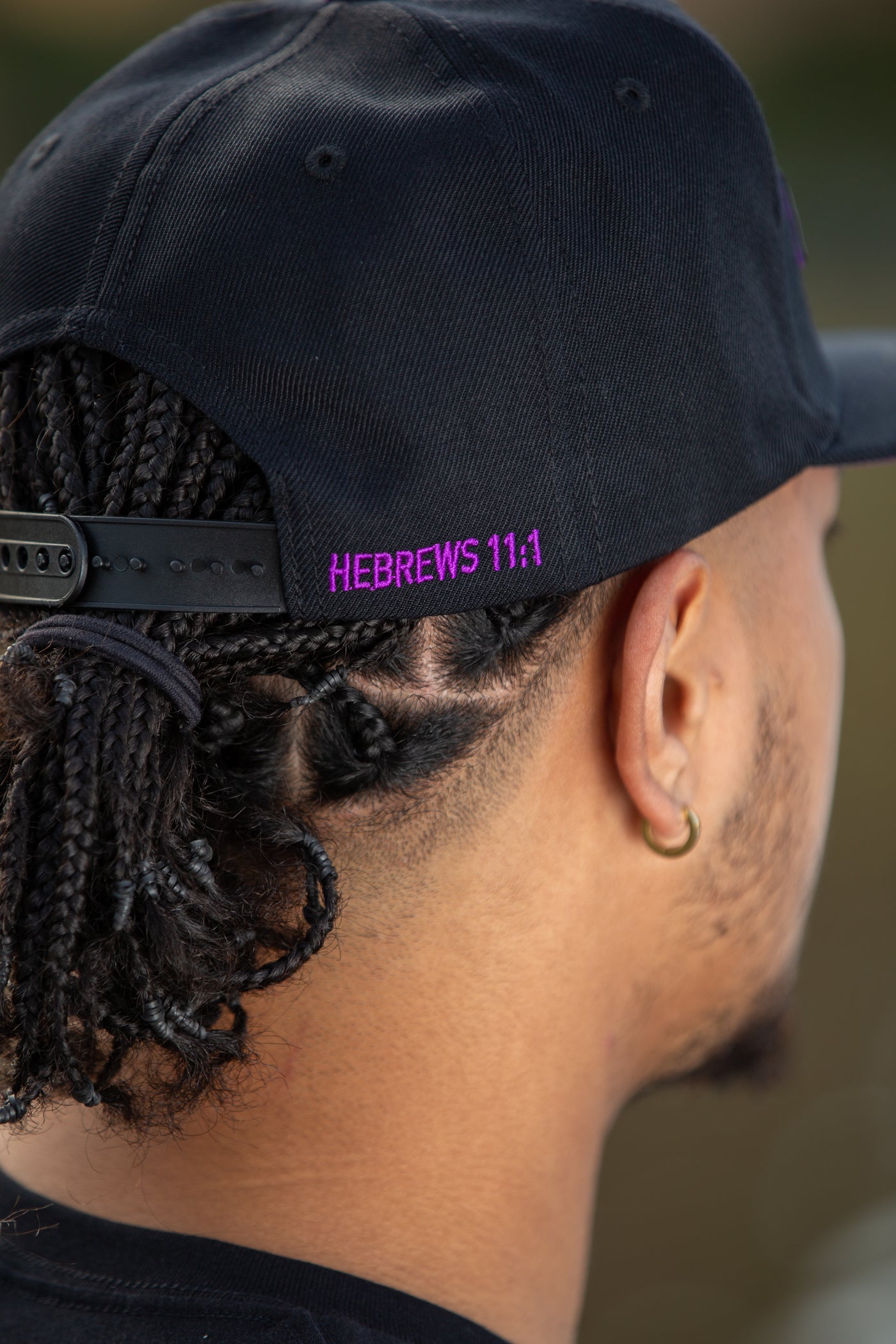 Fearless Faith Snapback - Black & Purple Edition