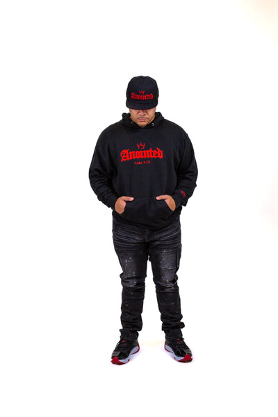 Anointed Hoodie - Black & Red Edition 2.0