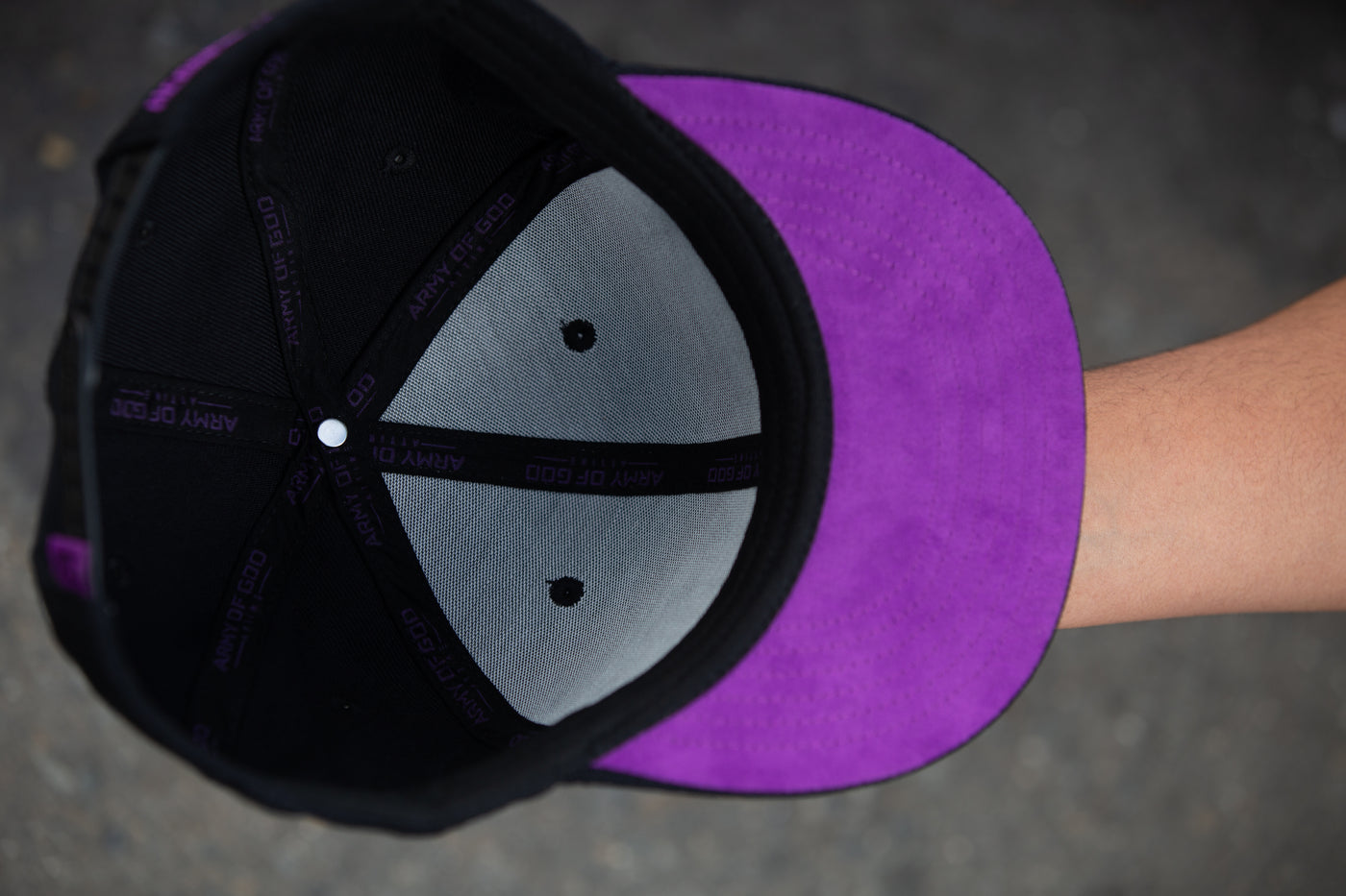 Fearless Faith Snapback - Black & Purple Edition