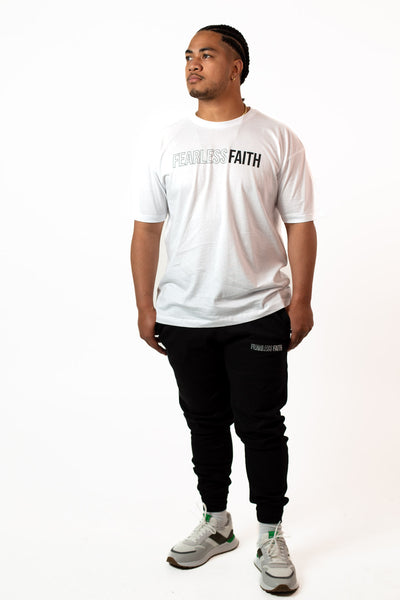 Fearless Faith Crew Tee - White
