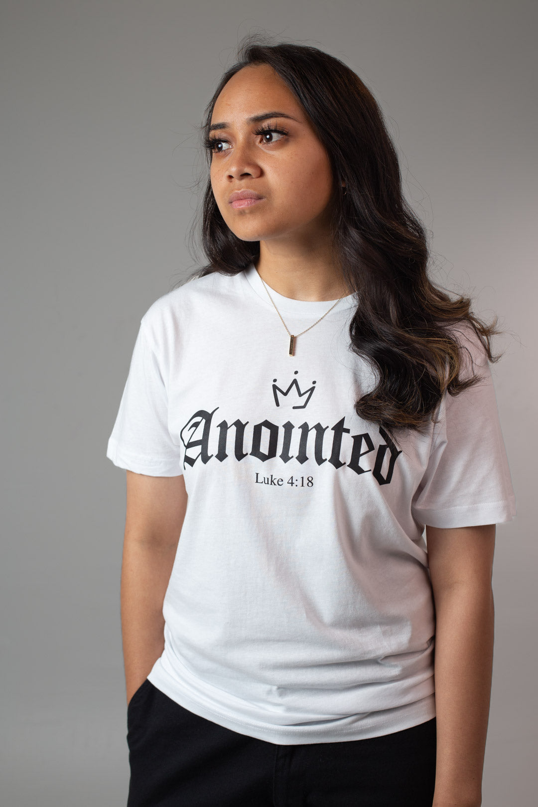 Anointed Crew Tee - White