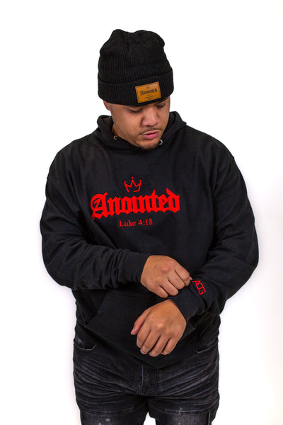 Anointed Hoodie - Black & Red Edition 2.0