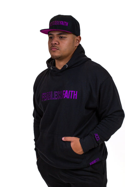 Fearless Faith Snapback - Black & Purple Edition