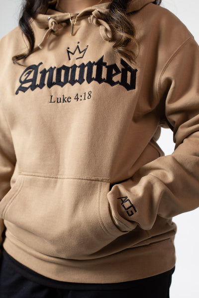 Anointed Sandstone Hoodie - Embroidered