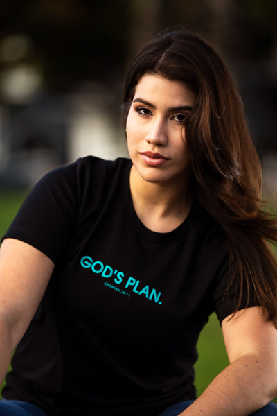 God's Plan Crew Tee - Black