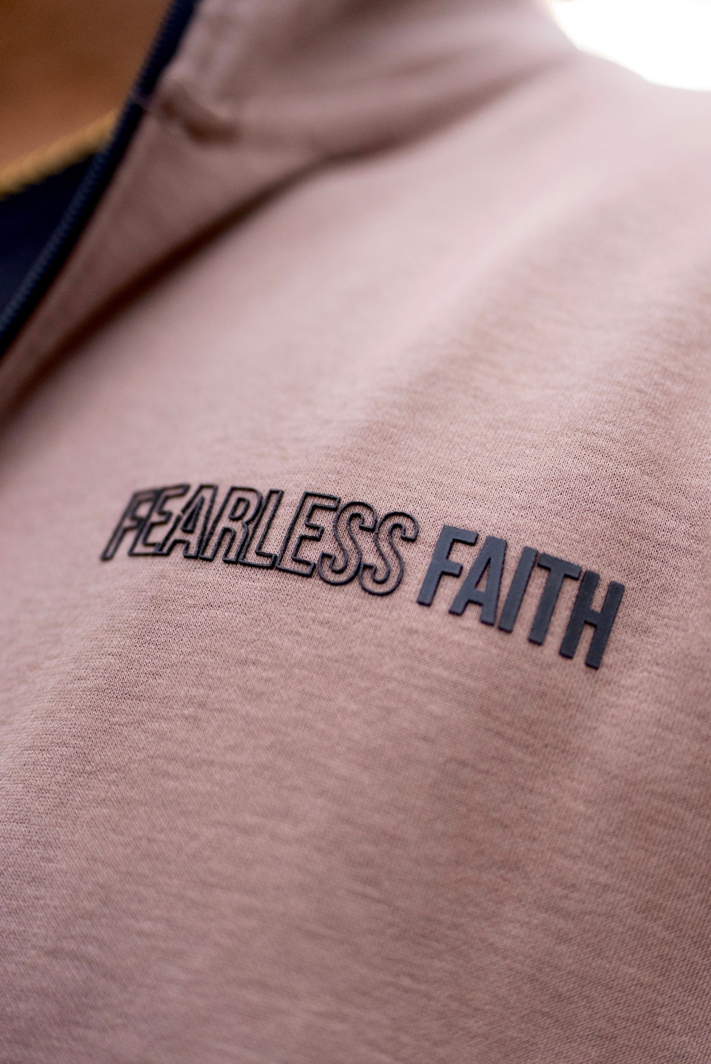 Fearless Faith Tracksuit Jacket - Mocha