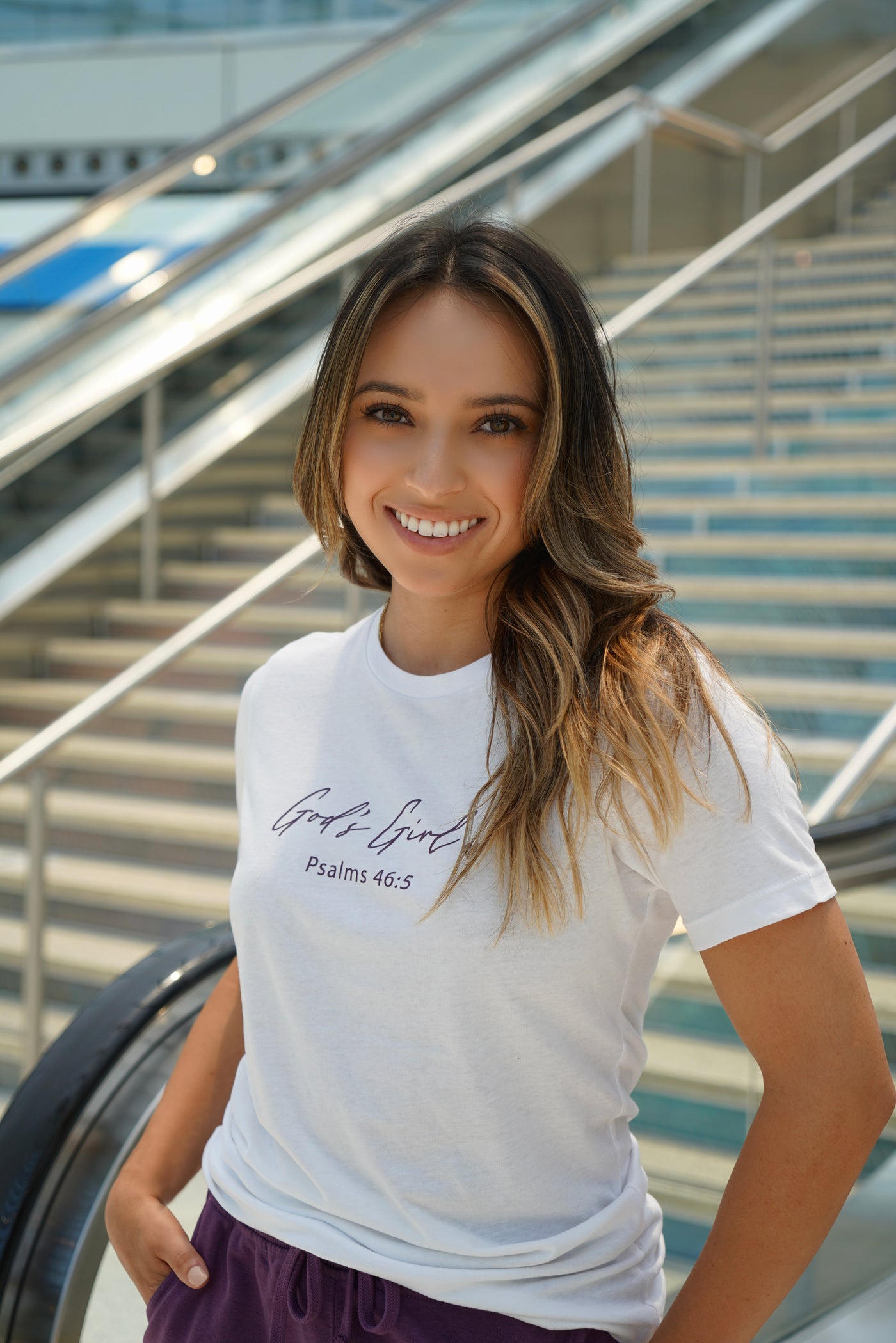 God's Girl Crew Tee - White