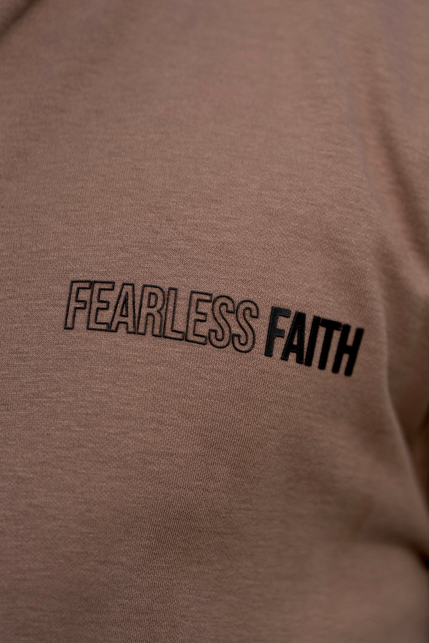fearless faith mocha tracksuit pant christian clothing army of god