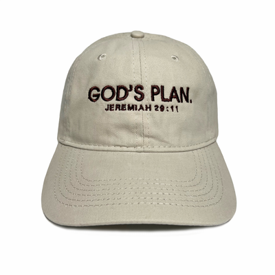 God's Plan Mocha & Cream Dad's Hat