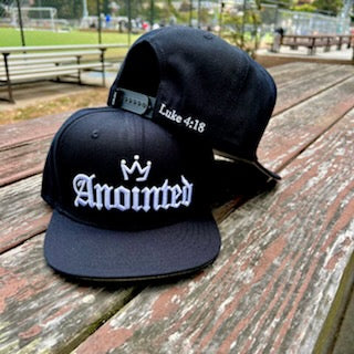New Anointed 3D Puff - Black Snapback