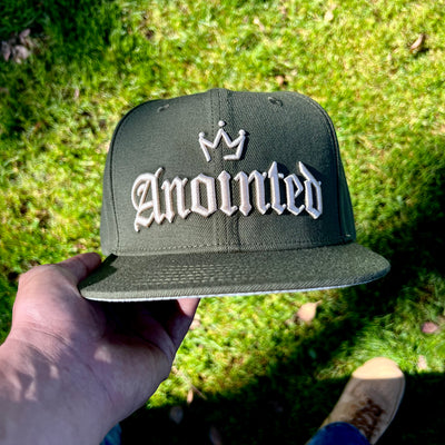 anointed_snapback_hat_military_green_army_of_god_attire