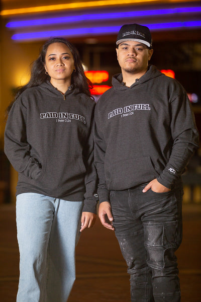 Paid In Full Charcoal Heather- Hoodie