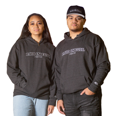 Paid In Full Charcoal Heather- Hoodie