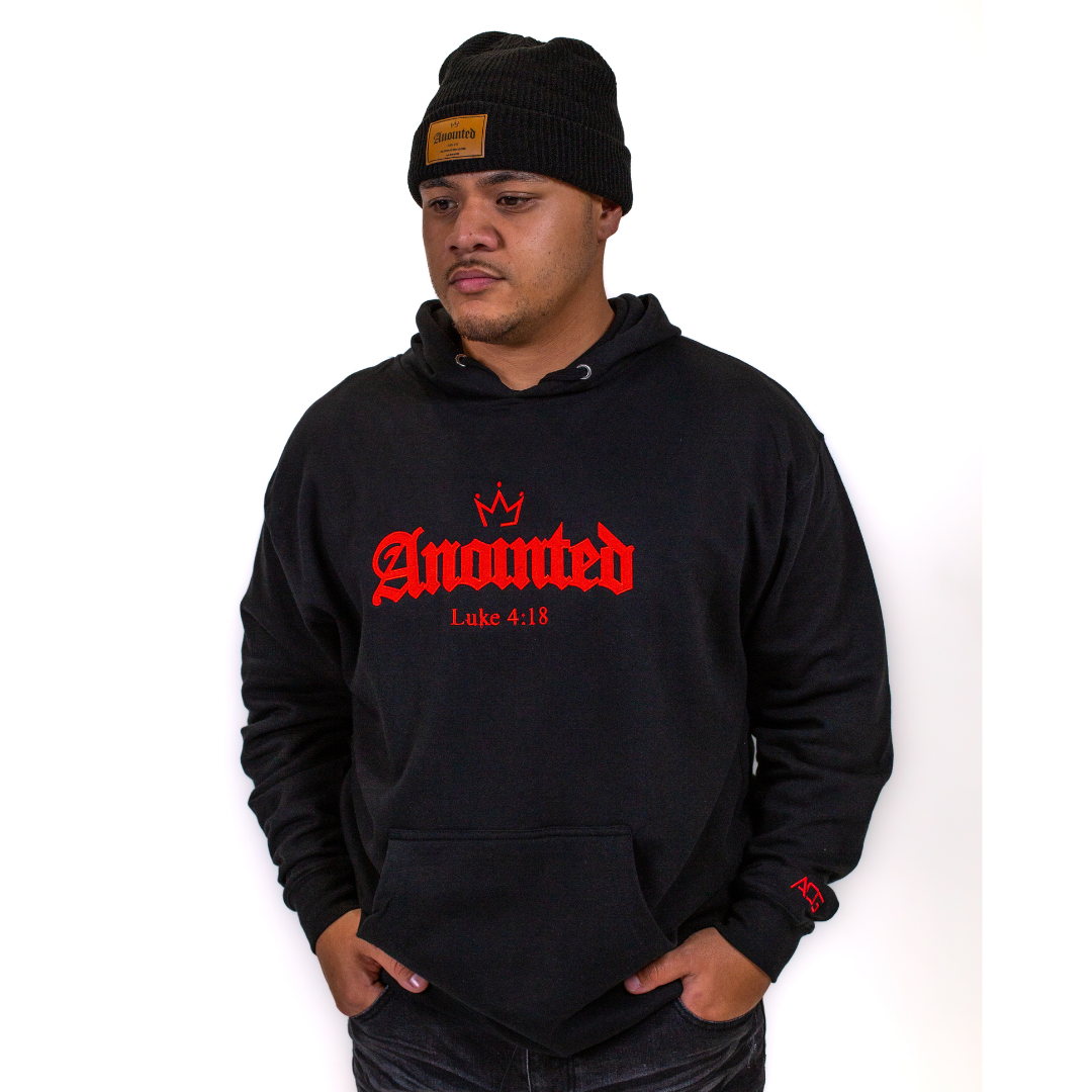 Anointed Hoodie - Black & Red Edition 2.0