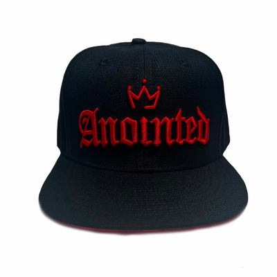 Anointed Snapback - Black & Red Edition