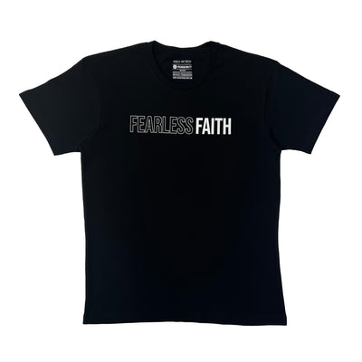 Fearless Faith Crew Tee - Black