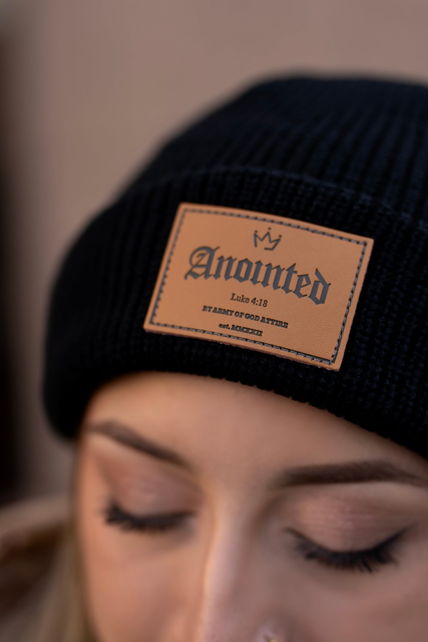 Anointed Premium Beanie - Black