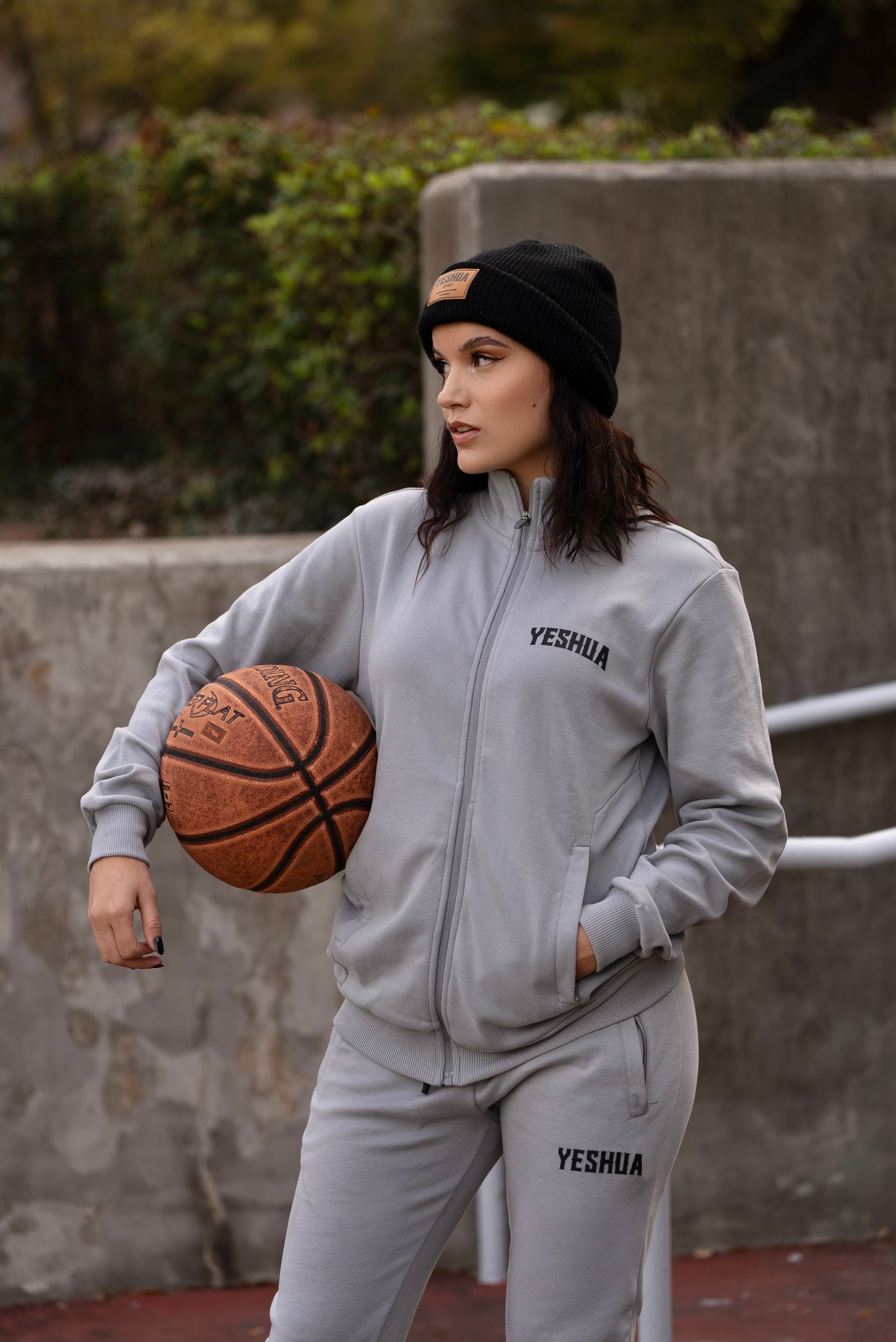 Yeshua Tracksuit Jacket - Smoke Grey