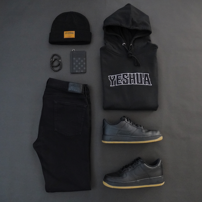 Yeshua Hoodie - Black